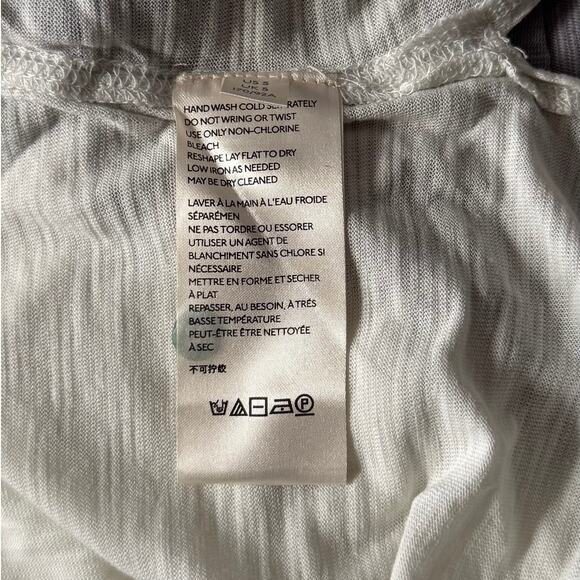 Free People Spring Bound Crochet Detail Top Blue Combo Women's Size S - Picture 6 of 9